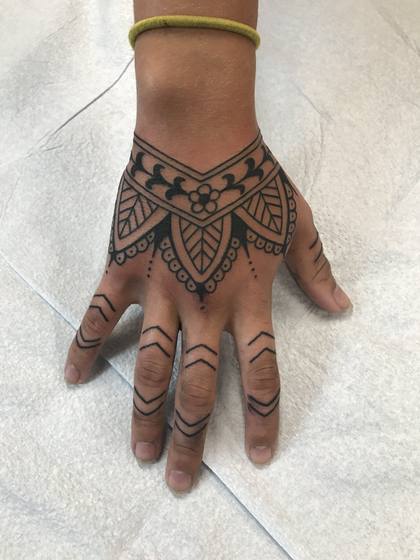 Black & Gray tattoo work by Chris Tate