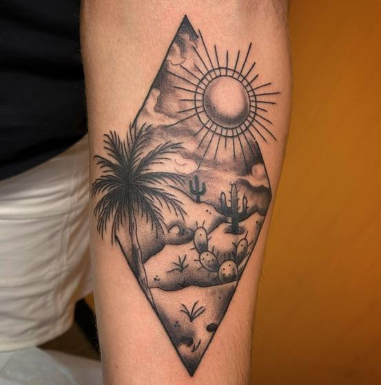 Black & Gray tattoo work by Chris Tate